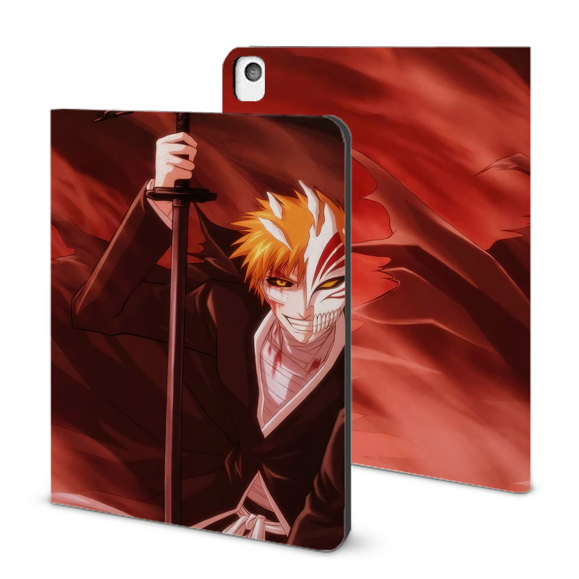 （画像用） ブリーチ BLEACH IPadケース ペンホルダー付き ブックスタイルデザイン